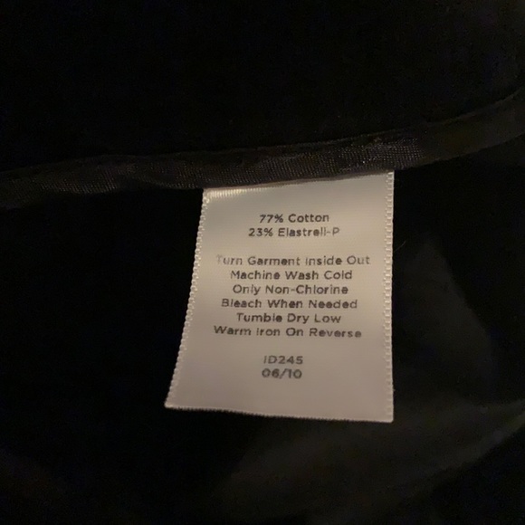 Talbots Black Velvet Pants - Picture 5 of 5